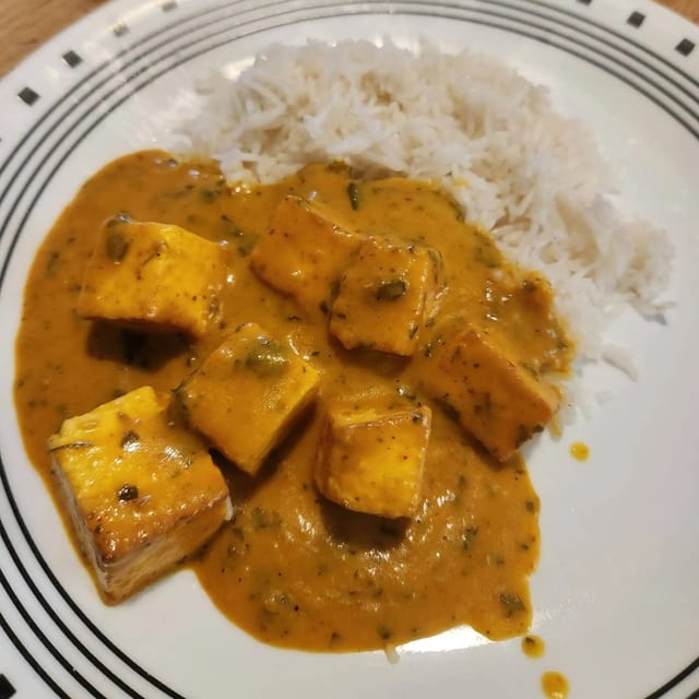Paneer Tikka Masala.