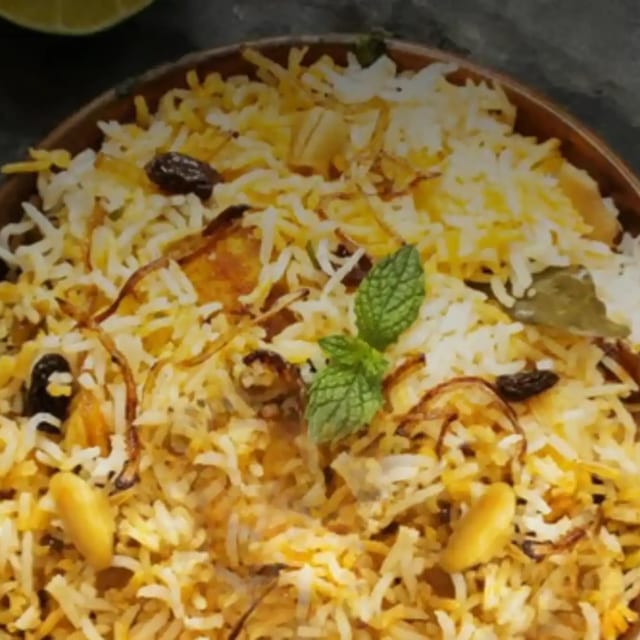 Goat Biryani.